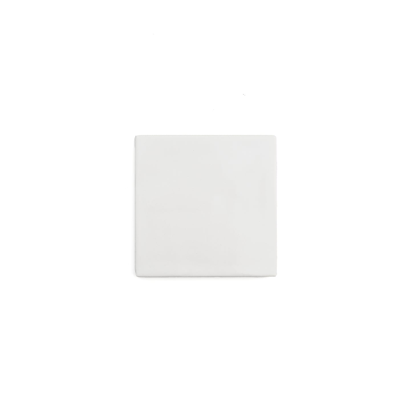 Sample: White 4x4 Formed Ceramic Tile | Matte (1 sample piece)-Sample-Sample-Riad Tile