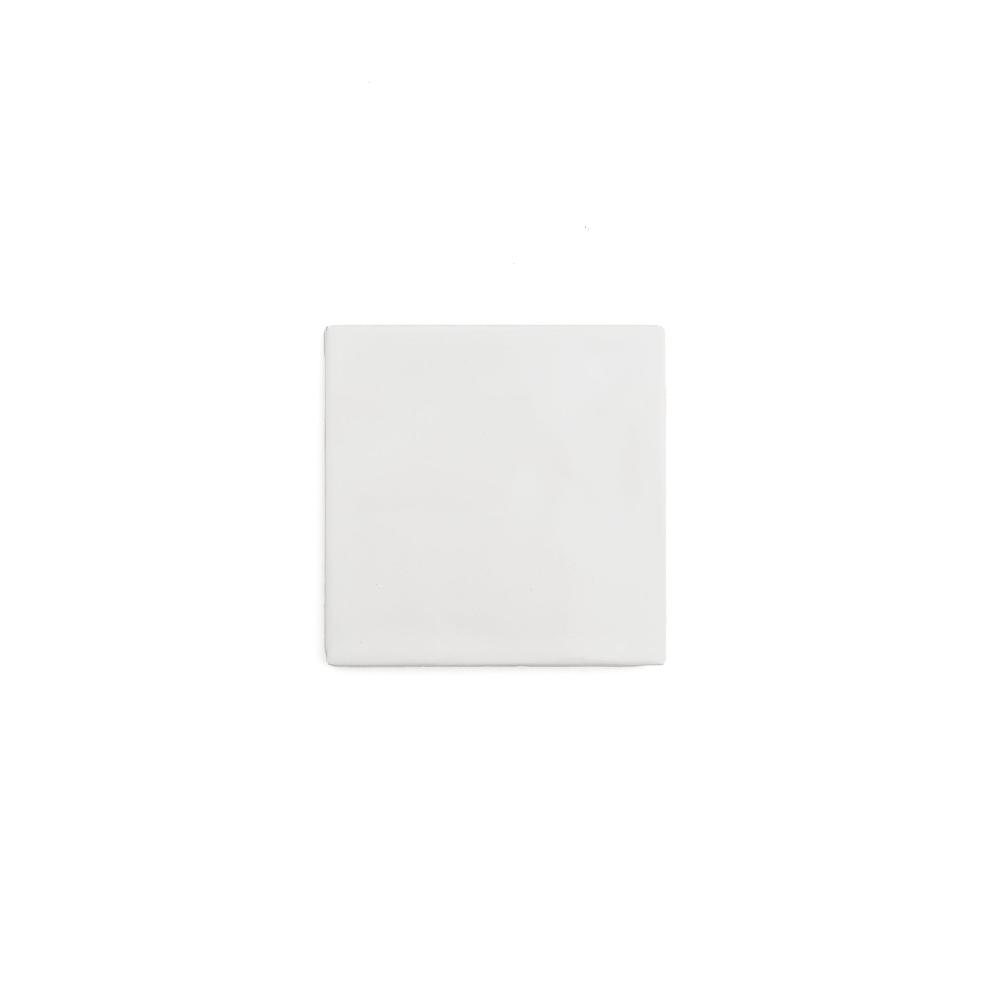 Sample: White 4x4 Formed Ceramic Tile | Matte (1 sample piece)-Sample-Sample-Riad Tile