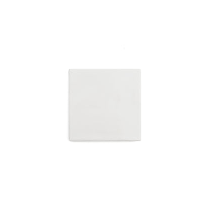 Sample: White 4x4 Formed Ceramic Tile | Matte (1 sample piece)-Sample-Sample-Riad Tile
