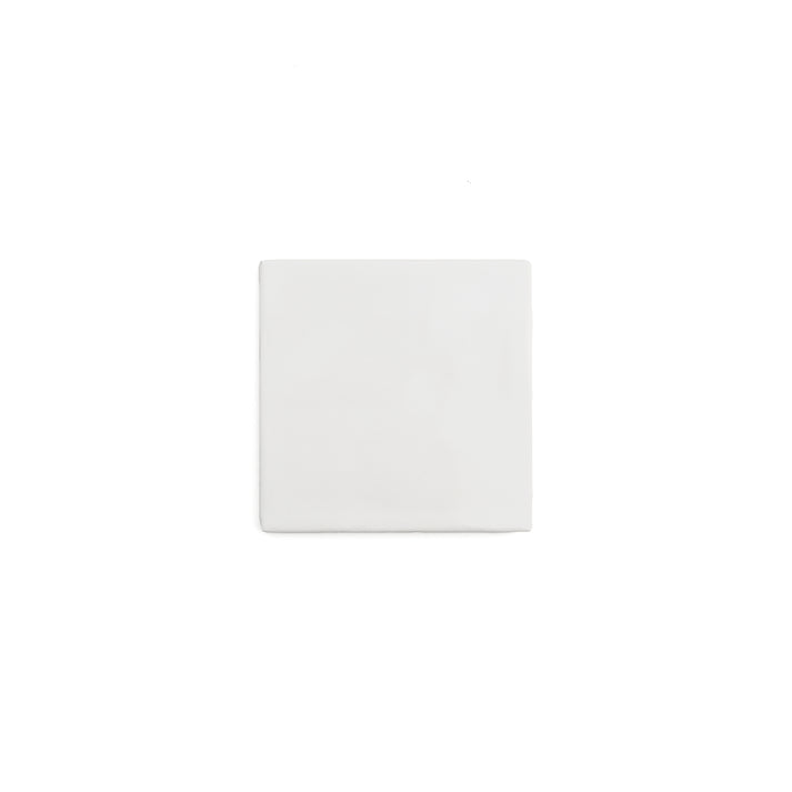 Sample: White 4x4 Formed Ceramic Tile | Matte (1 sample piece)-Sample-Sample-Riad Tile