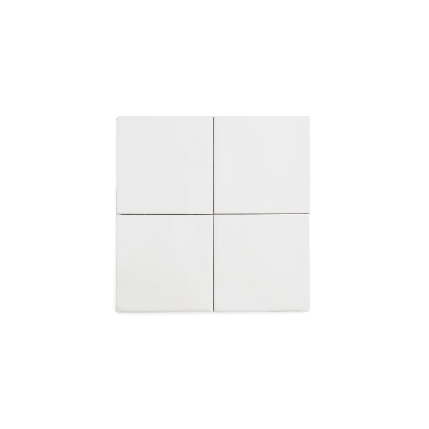 White 4x4 Formed Ceramic Tile | Glossy-Main Inventory-All Products,Neutral Ceramic,Solids,Under 10-Riad Tile