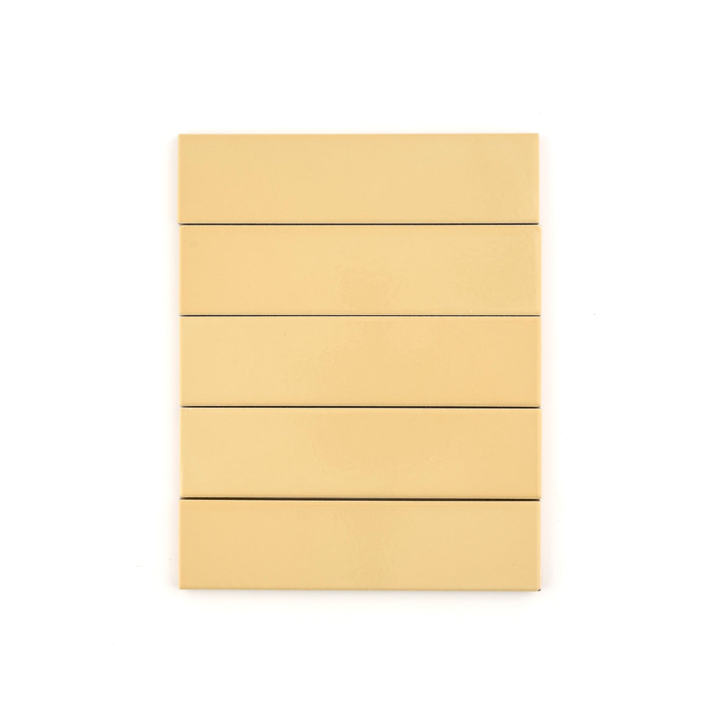Gambol Gold 2x8 Ceramic Tile | Glossy-Main Inventory-All Products,Neutral Ceramic,Solids,Under 10-Riad Tile