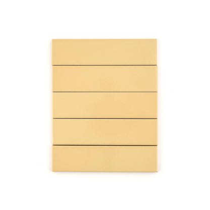 Gambol Gold 2x8 Ceramic Tile | Glossy-Main Inventory-All Products,Neutral Ceramic,Solids,Under 10-Riad Tile