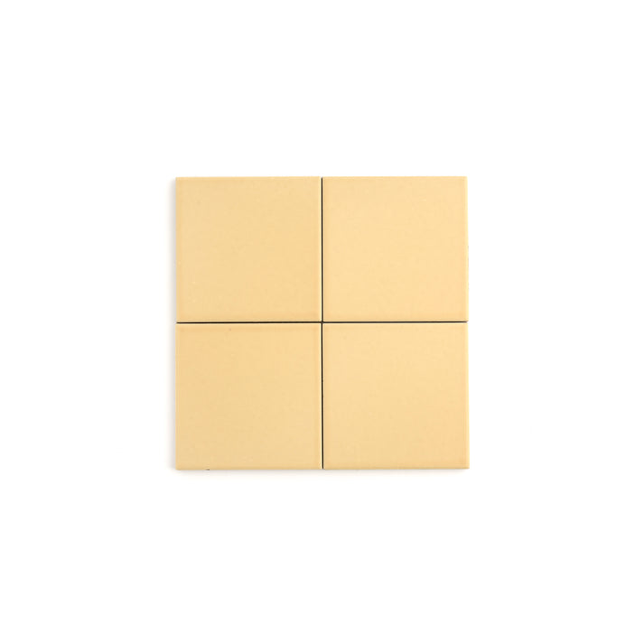 Gambol Gold 4x4 Ceramic Tile | Matte-Main Inventory-All Products,Neutral Ceramic,Solids,Under 10-Riad Tile