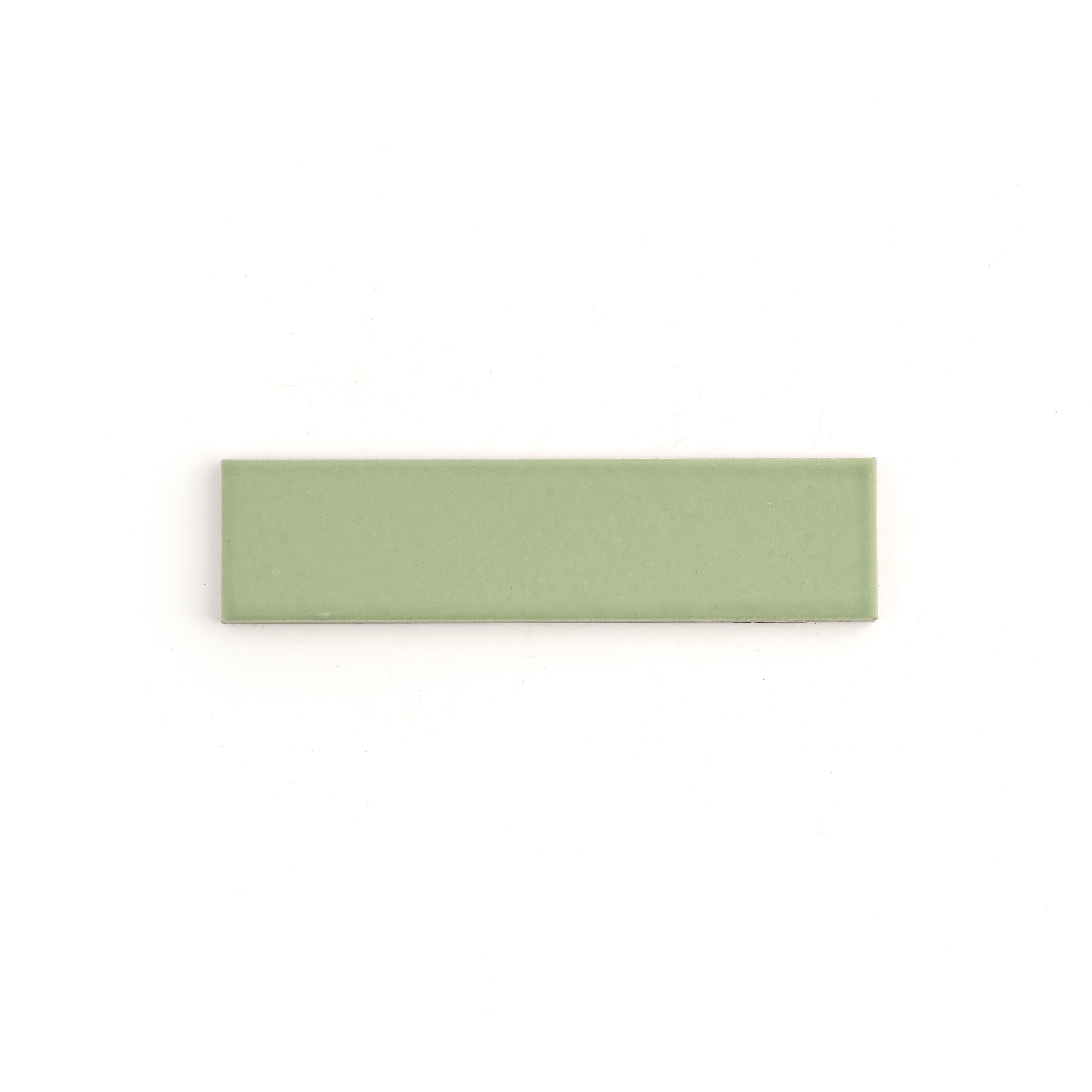 Sample: Ghetty Green 2x8 Ceramic Tile | Matte (1 sample=2 tiles)