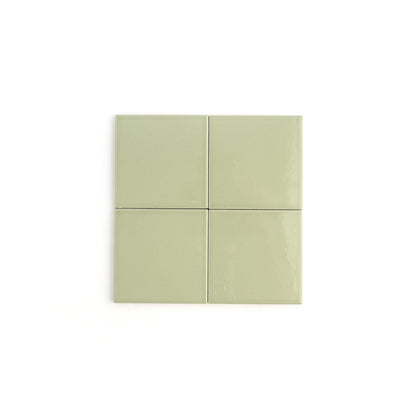 Ghetty Green 4x4 Ceramic Tile | Glossy-Main Inventory-All Products,Solids,Under 10-Riad Tile
