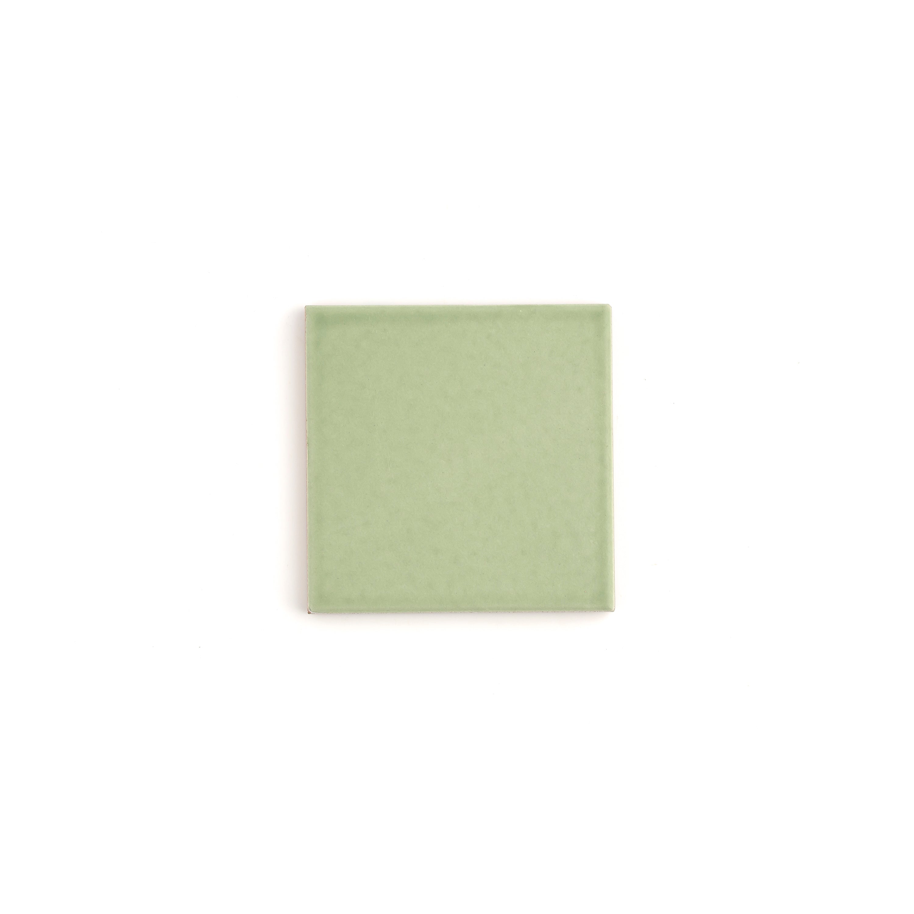 Sample: Ghetty Green 4x4 Ceramic Tile | Matte (1 sample=2 tiles)