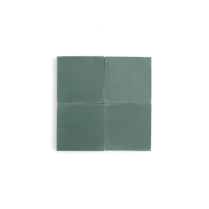 Green 4x4 Cement Tile-Main Inventory-All Products,New Arrivals,Solids-Riad Tile
