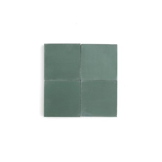 Green 4x4 Cement Tile-Main Inventory-All Products,New Arrivals,Solids-Riad Tile