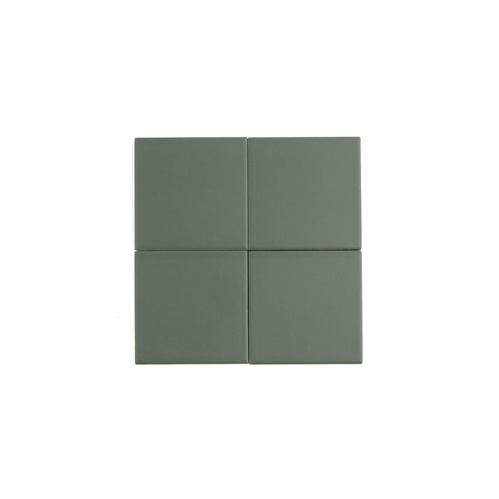 Green River 4x4 Ceramic Tile | Matte-Main Inventory-All Products,Solids,Under 10-Riad Tile