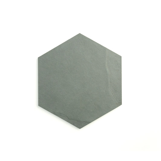 Grey 10 Inch Hexagon Brazilian Slate-Main Inventory-All Products,Natural Stone-Riad Tile
