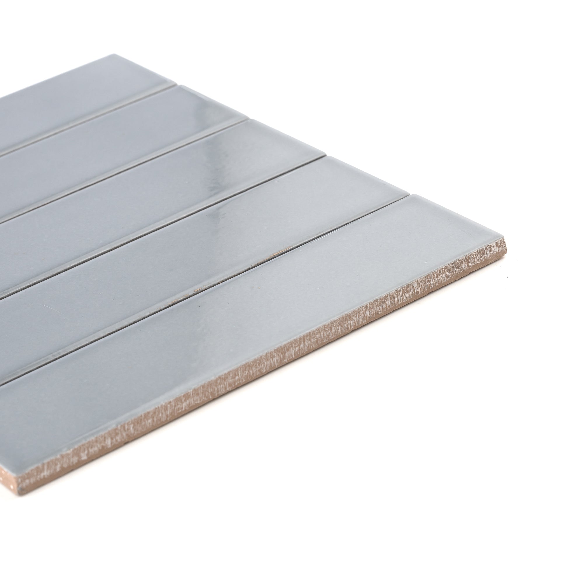 Grey Street 2x8 Ceramic Tile | Glossy-Main Inventory-All Products,Solids,Under 10-Riad Tile