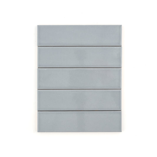 Grey Street 2x8 Ceramic Tile | Glossy-Main Inventory-All Products,Solids,Under 10-Riad Tile