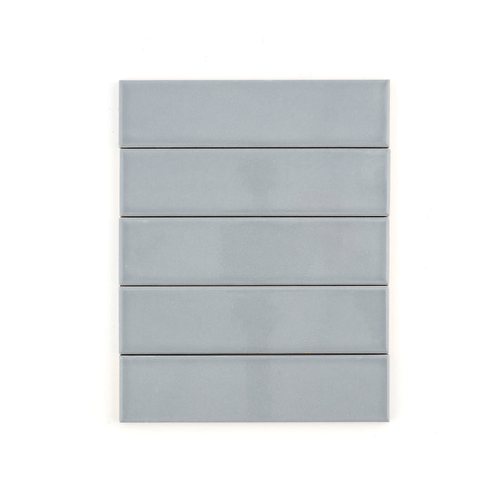 Grey Street 2x8 Ceramic Tile | Glossy-Main Inventory-All Products,Solids,Under 10-Riad Tile