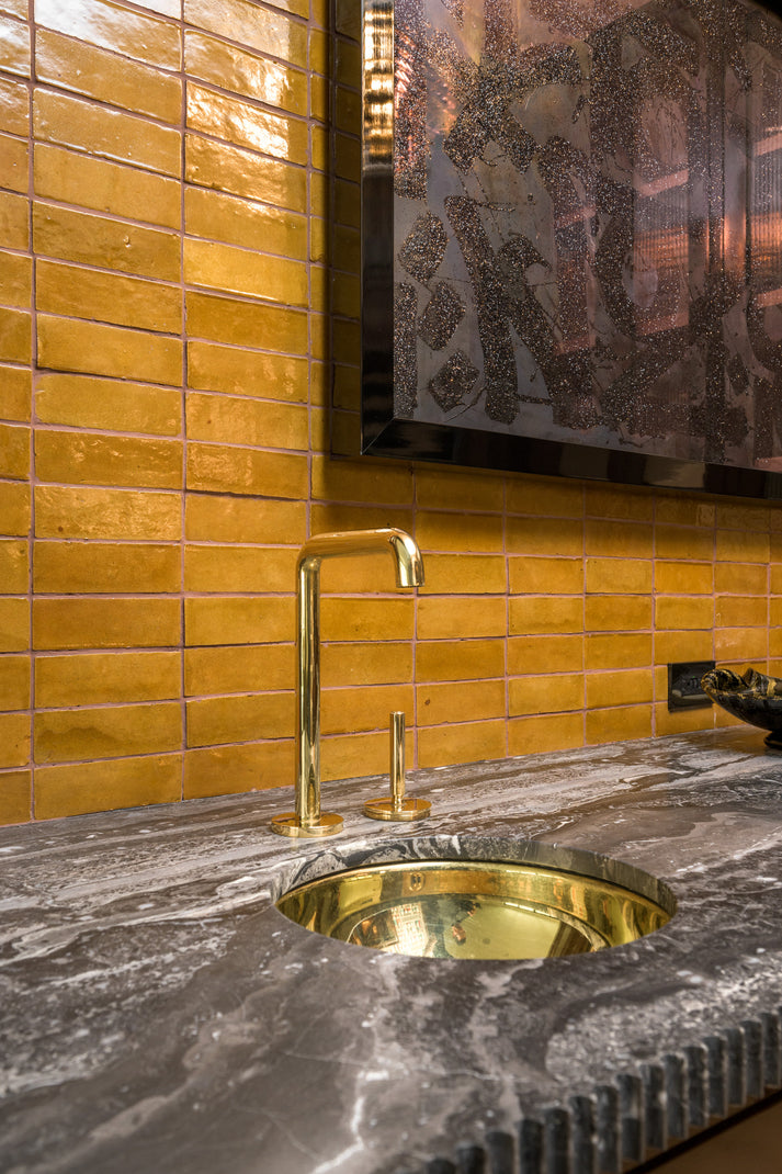 Honey 2x6 Thin Bejmat Zellige Tile-Main Inventory-All Products,Solids,Zellige Tile-Riad Tile