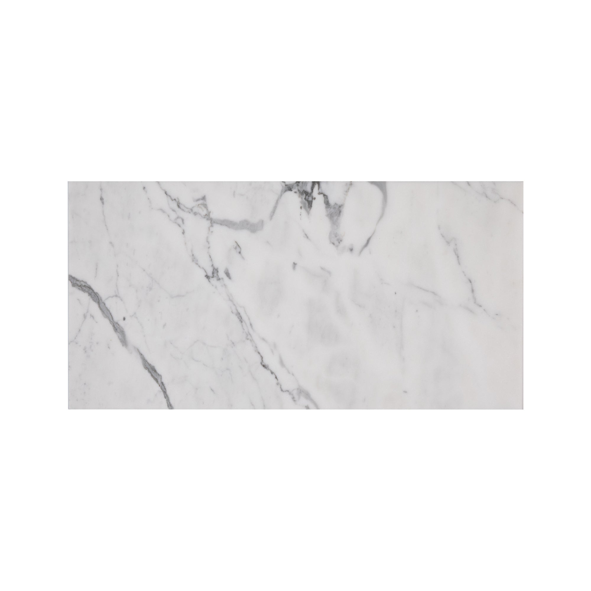 Italian Statuary 12x24 Marble | Honed