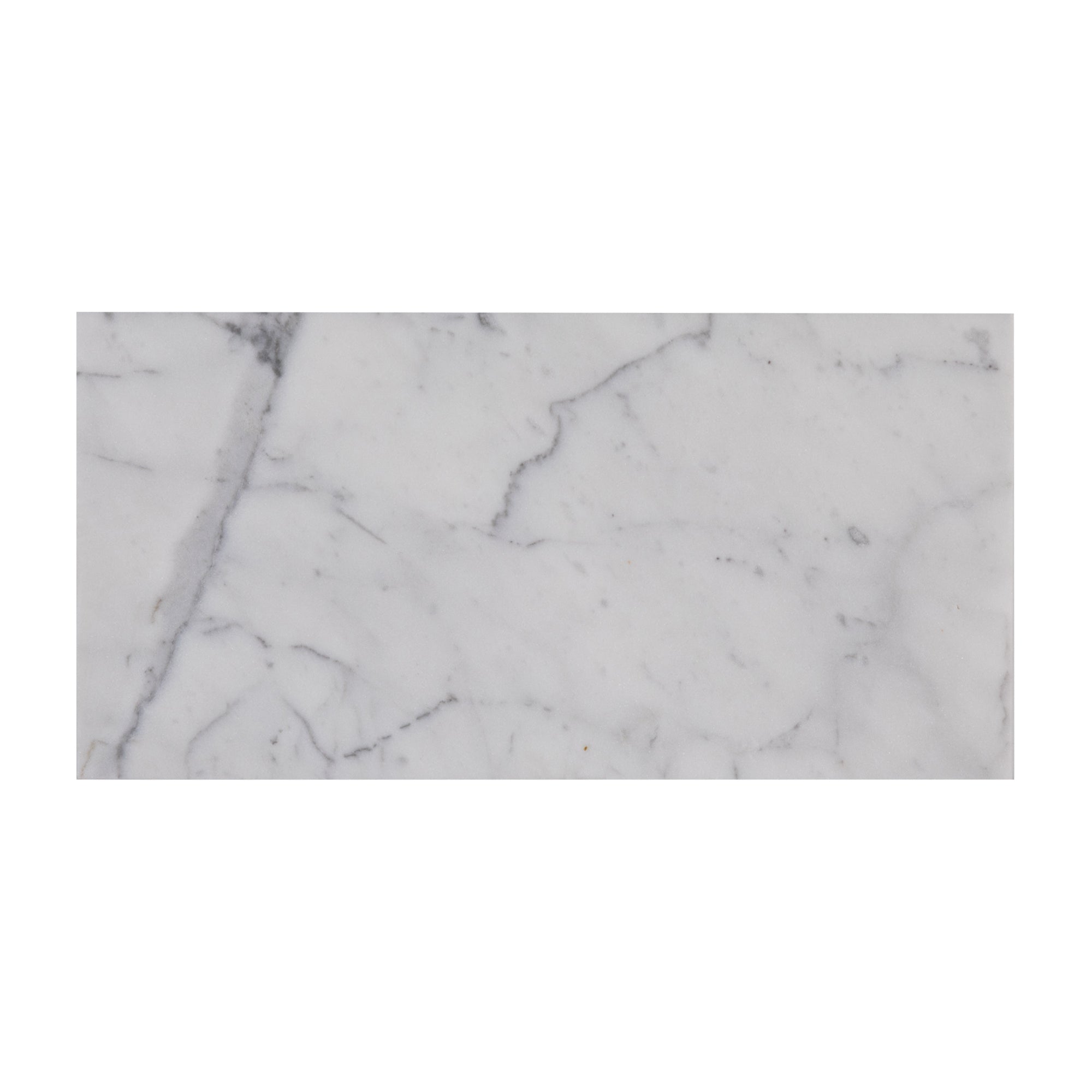 Italian Statuary 3x6 Marble | Honed