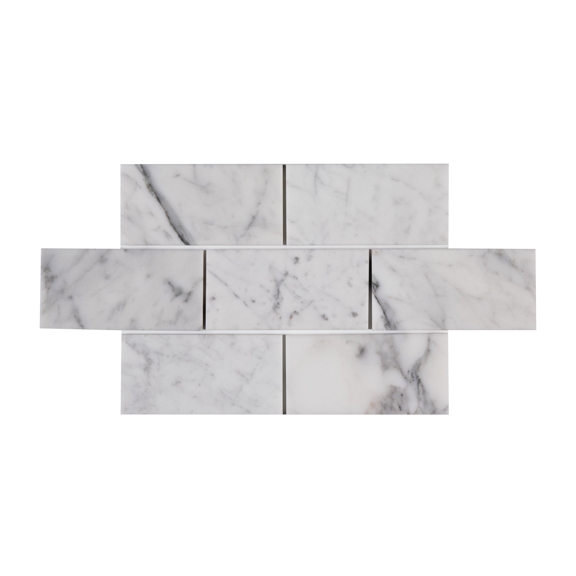 Italian Statuary 6x12 Marble | Honed