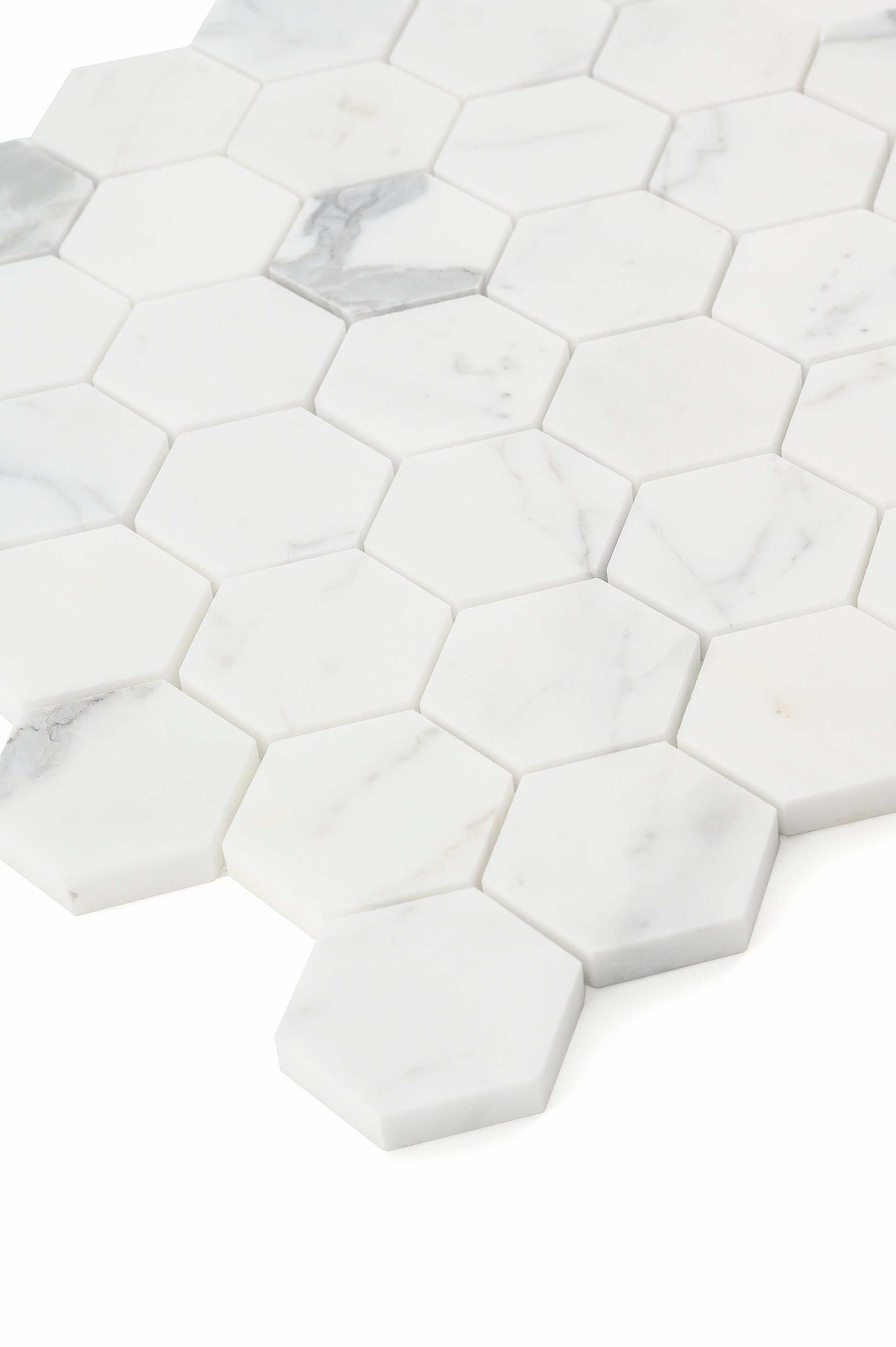 Italian Statuary 2 Inch Hexagon Marble | Honed-Main Inventory-All Products,Natural Stone-Riad Tile