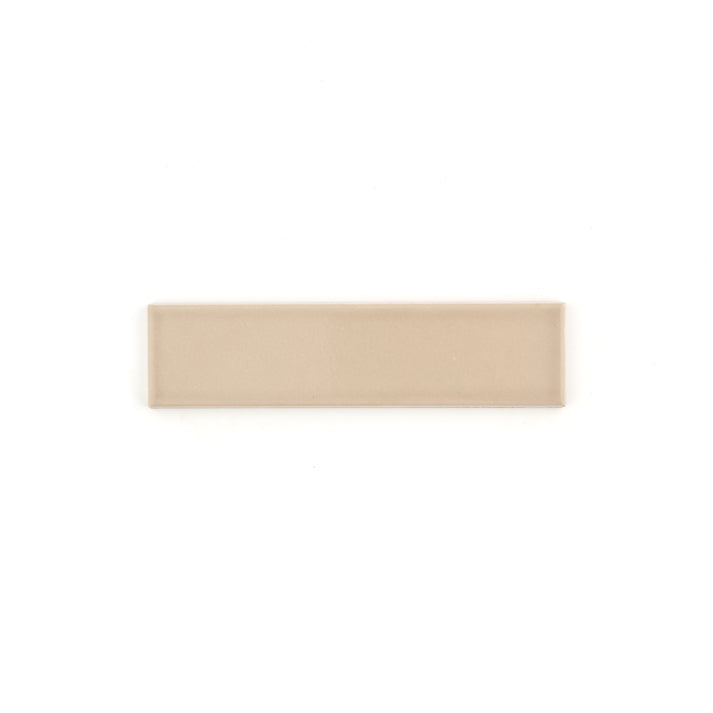 Sample: Khaki 2x8 Ceramic Tile | Glossy (1 sample tile)-Sample-Sample-Riad Tile