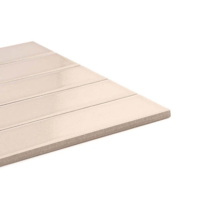 Khaki 2x8 Ceramic Tile | Glossy-Main Inventory-All Products,Neutral Ceramic,Solids,Under 10-Riad Tile