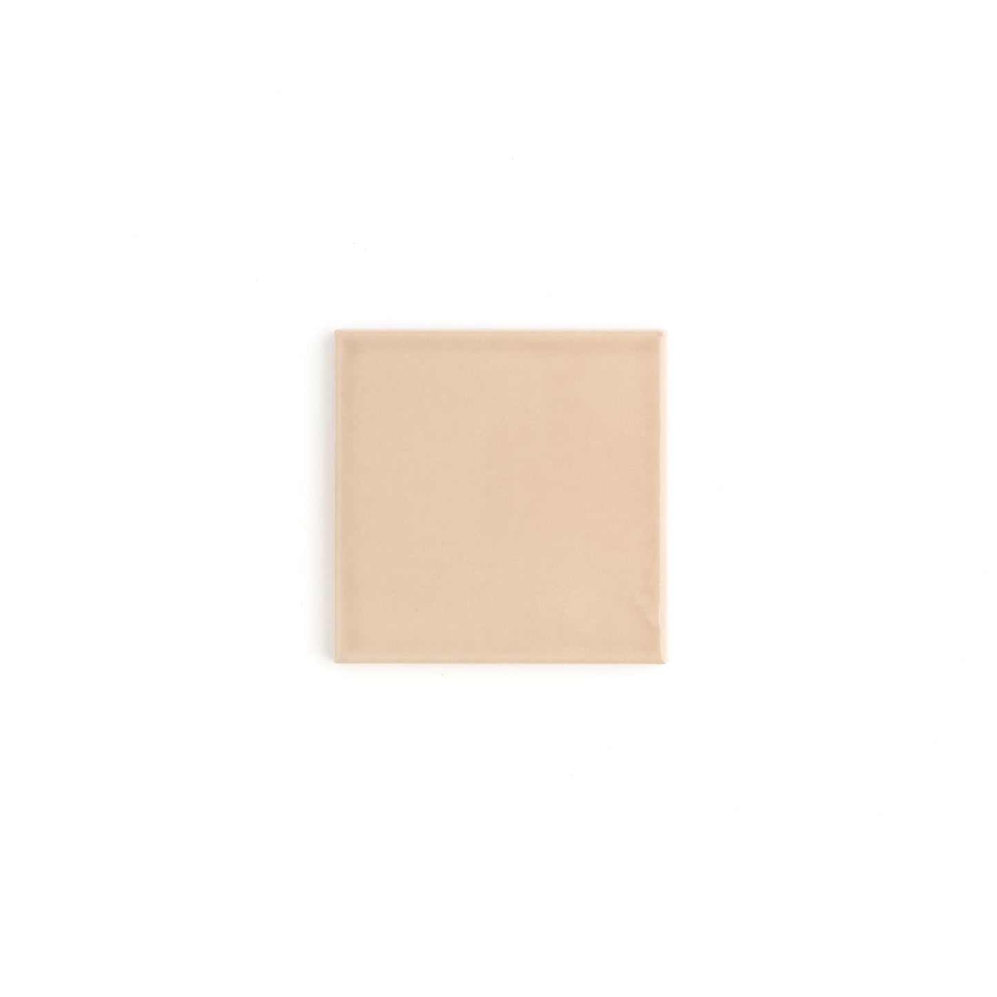 Sample: Khaki 4x4 Ceramic Tile | Glossy (1 sample tile)-Sample-Sample-Riad Tile