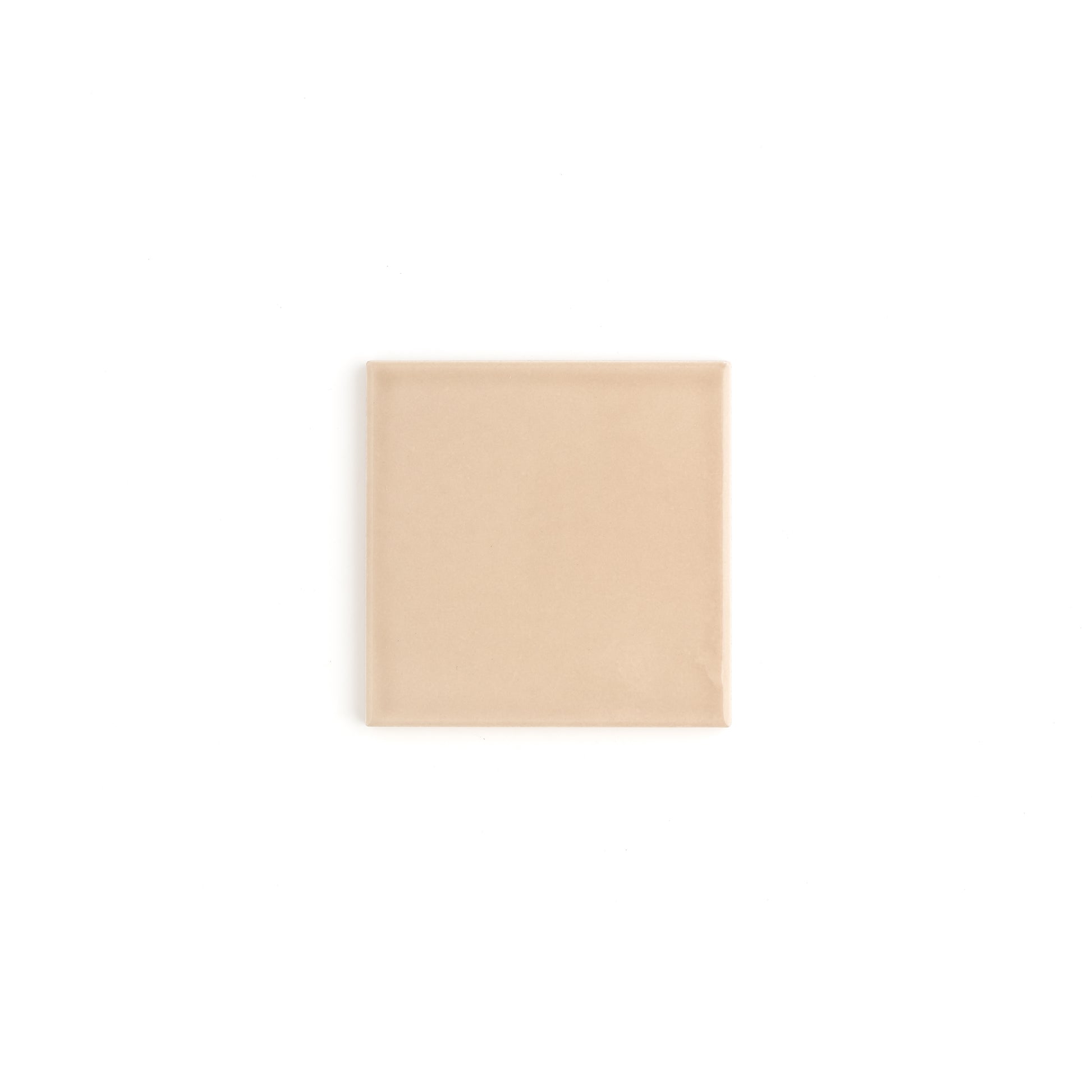 Sample: Khaki 4x4 Ceramic Tile | Glossy (1 sample tile)-Sample-Sample-Riad Tile