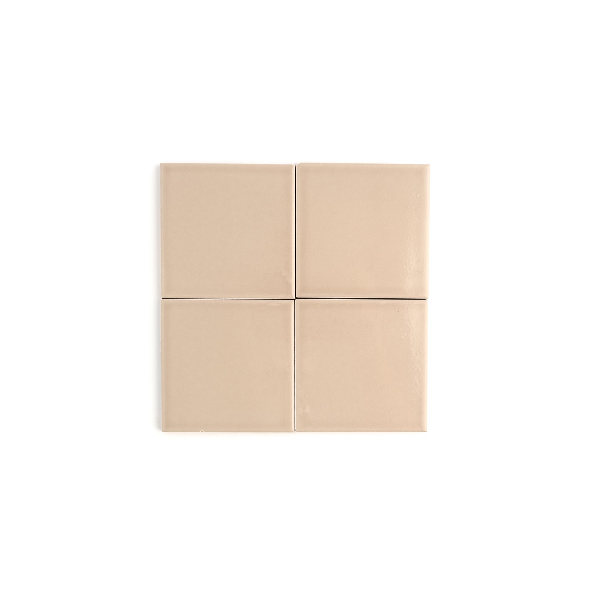 Khaki 4x4 Ceramic Tile | Glossy-Main Inventory-All Products,Neutral Ceramic,Solids,Under 10-Riad Tile