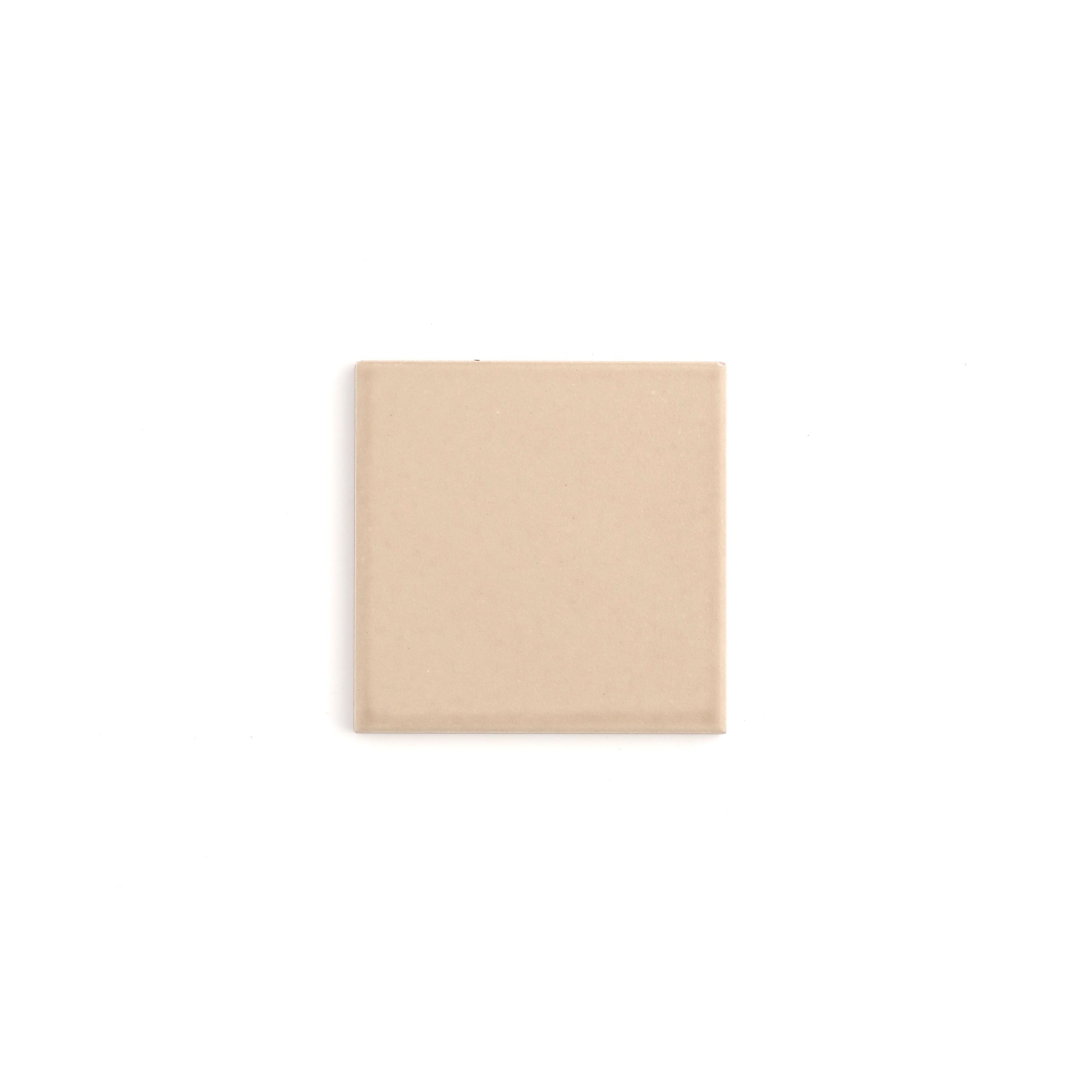 Sample: Khaki 4x4 Ceramic Tile | Matte (1 sample=2 tiles)