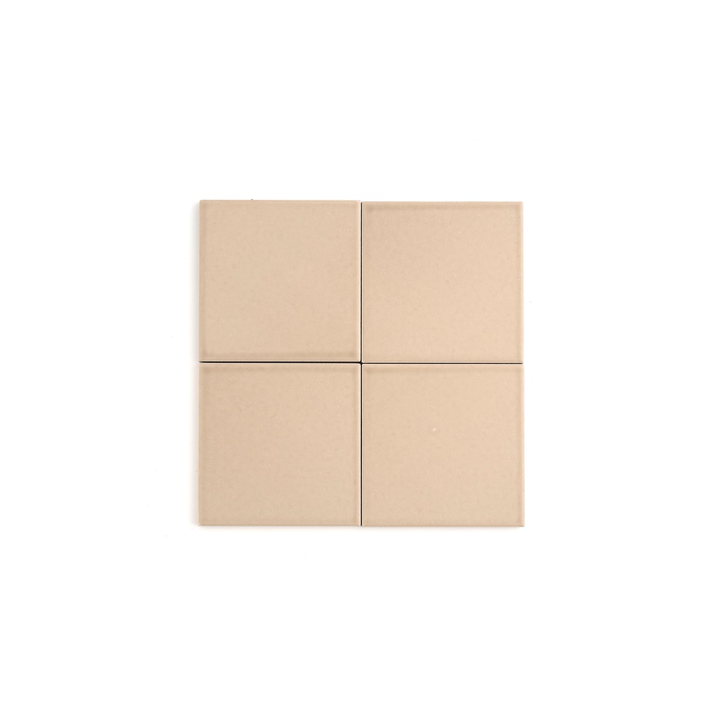 Khaki 4x4 Ceramic Tile | Matte-Main Inventory-All Products,Neutral Ceramic,Solids,Under 10-Riad Tile