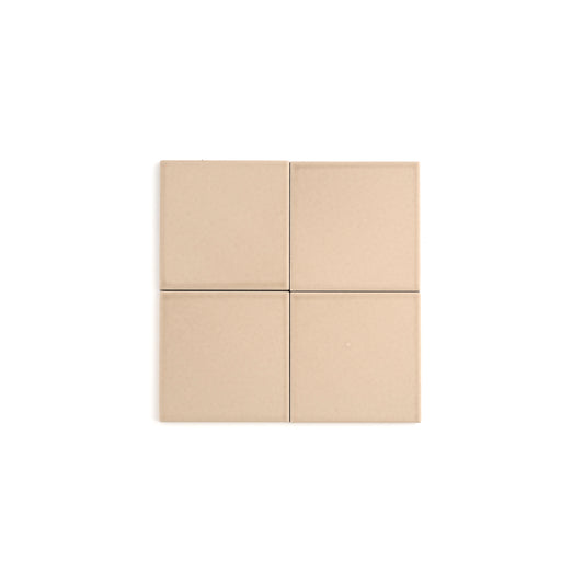 Khaki 4x4 Ceramic Tile | Matte-Main Inventory-All Products,Neutral Ceramic,Solids,Under 10-Riad Tile