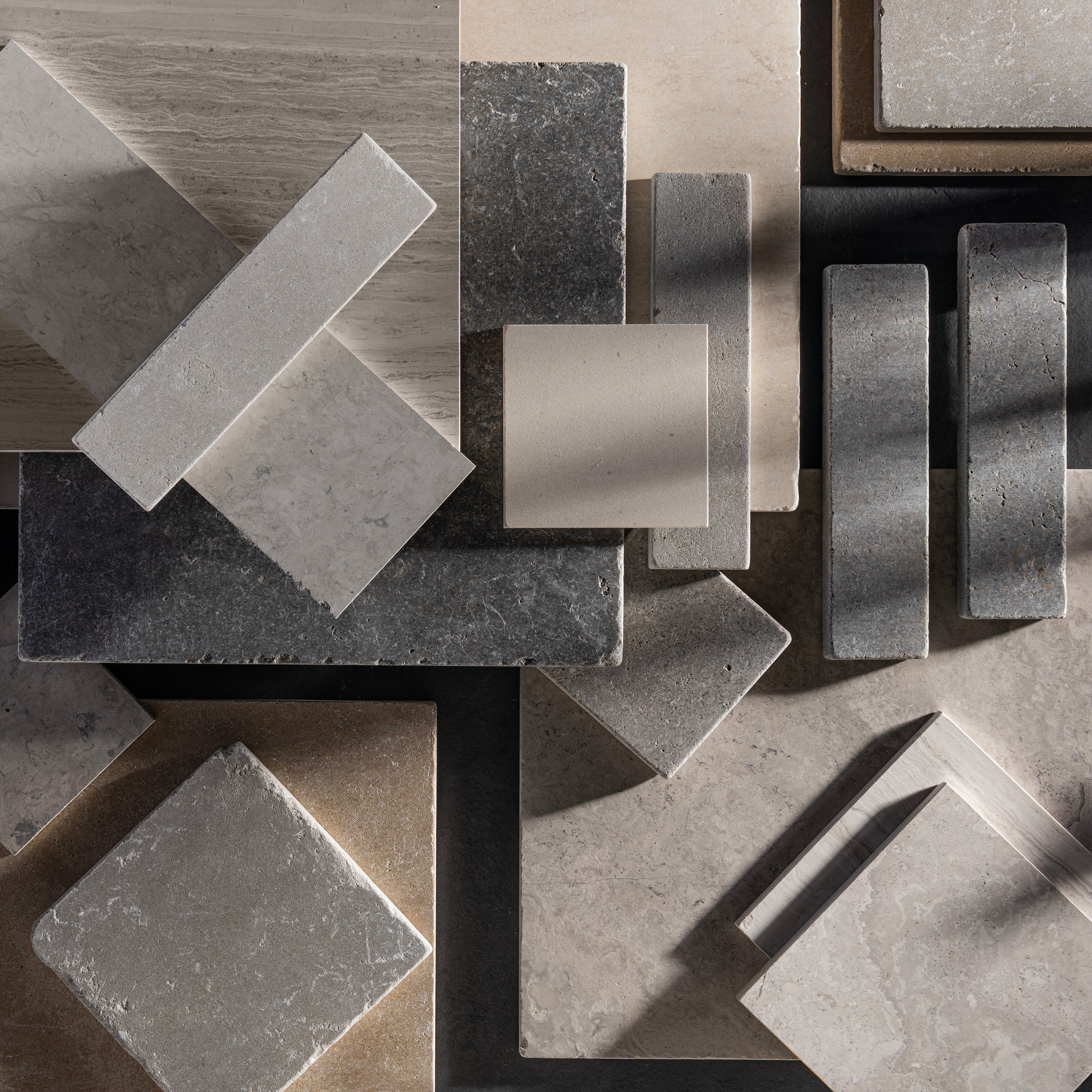 Azru Grey 4x12 Moroccan Limestone | Tumbled & Honed