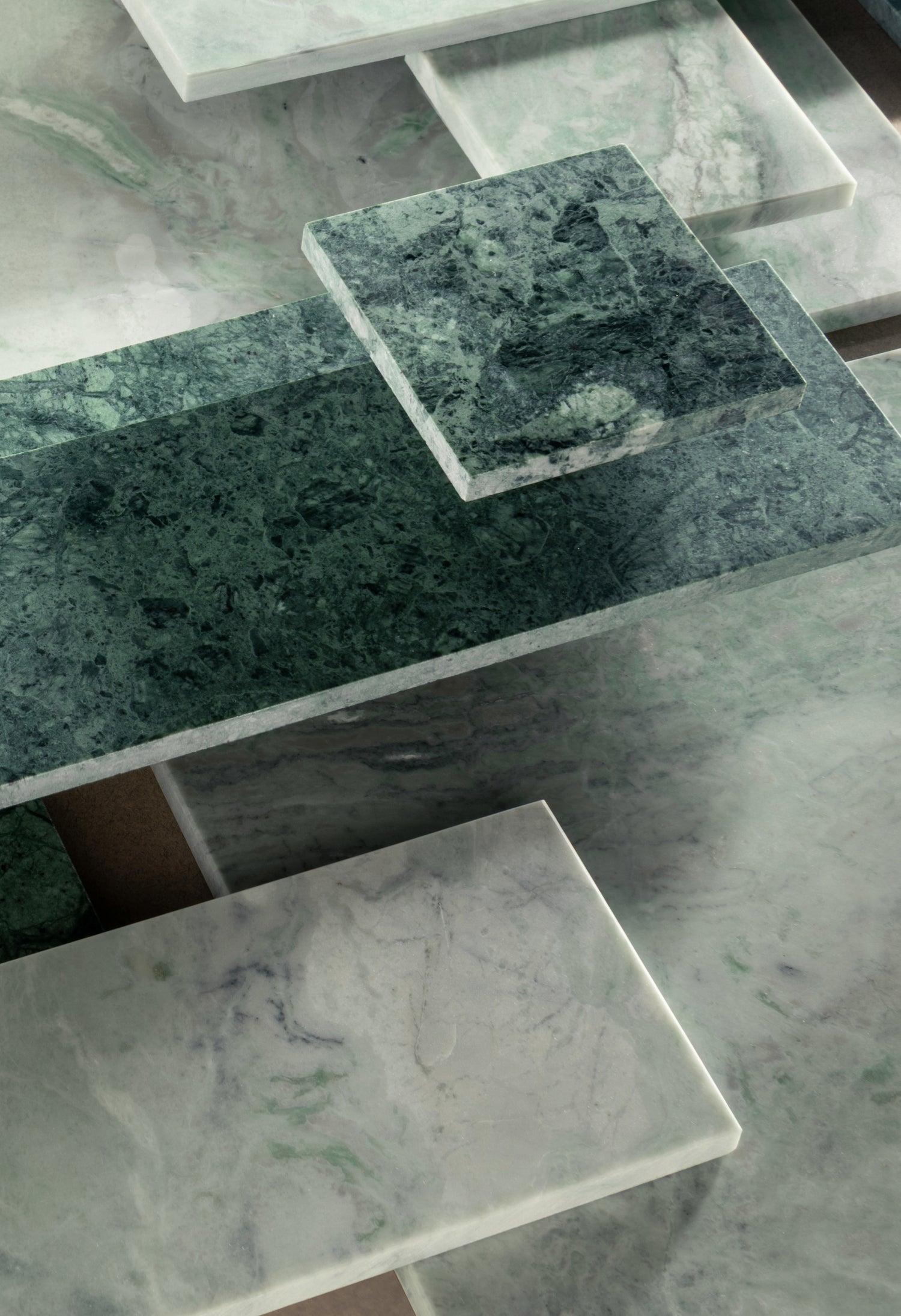 green marble tile