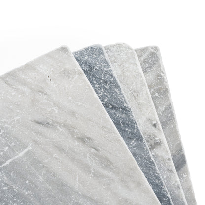 Bardiglio Grey Light 12x12 Marble Tile | Tumbled-Main Inventory-All Products,Natural Stone-Riad Tile