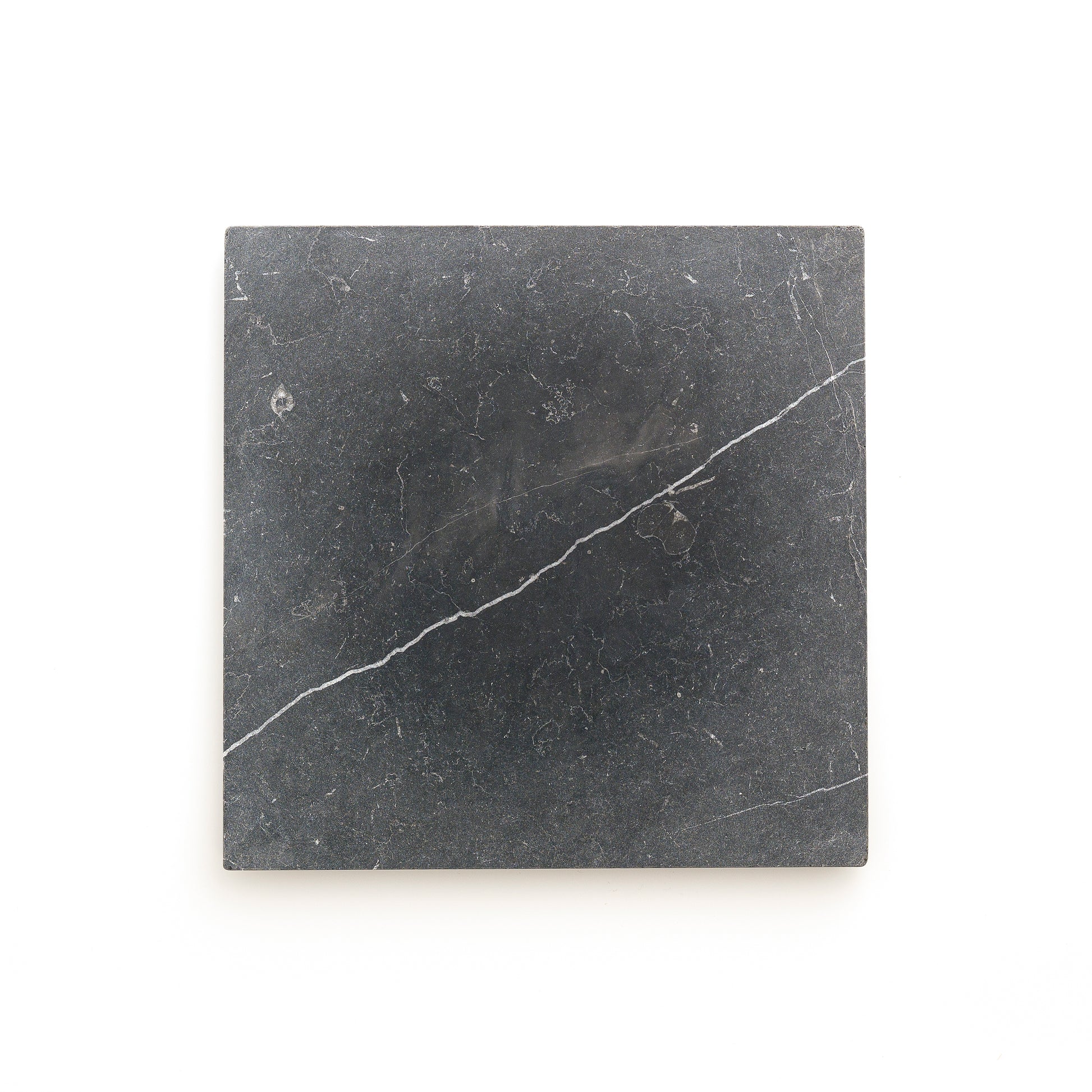 Sample: Nero Marquina Marble Tile | Tumbled (1 sample piece)-Sample-Sample-Riad Tile