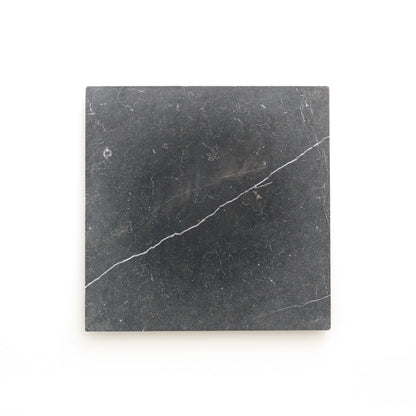 Nero Marquina 12x12 Marble Tile | Tumbled-Main Inventory-All Products,Natural Stone-Riad Tile