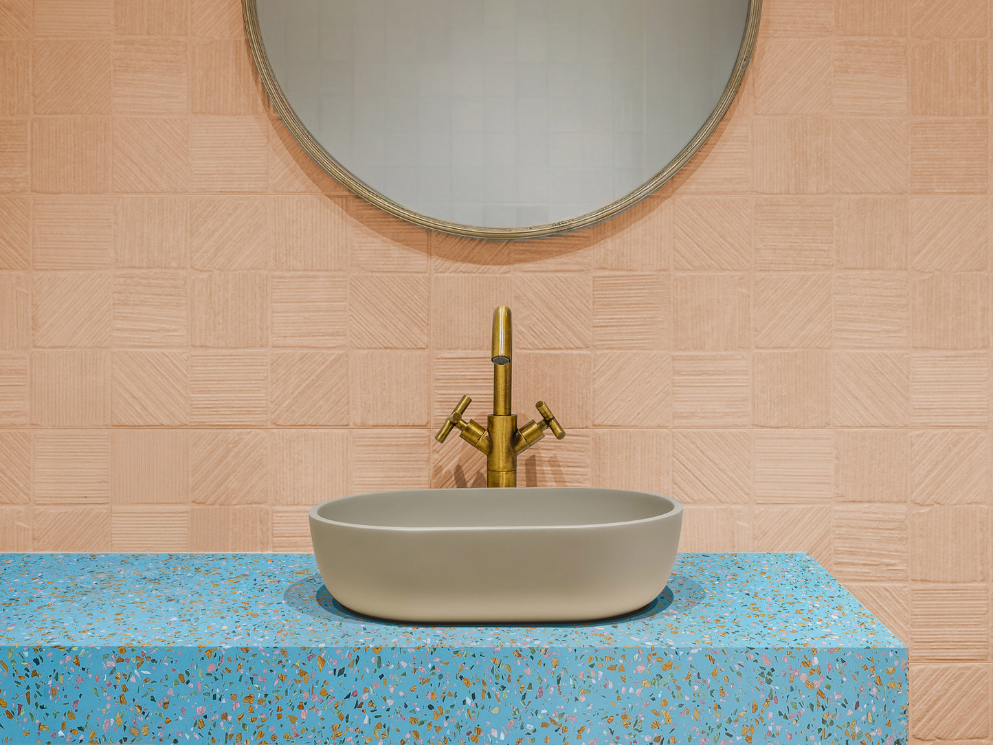 Marzipan Terrazzo Matte 106"x70" Slab-Main Inventory-All Products,Terrazzo-Riad Tile