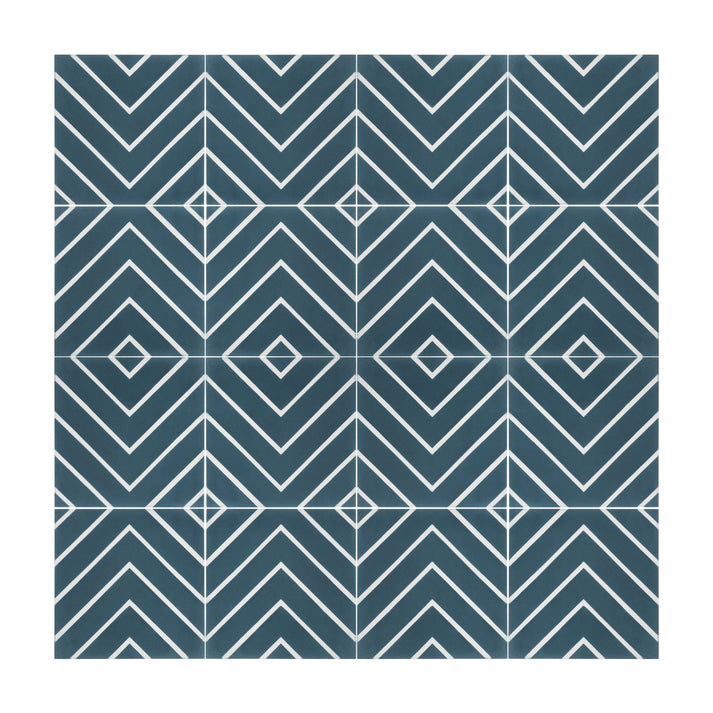 Sample: Maya Blue Cement Tile-Sample-Sample-Riad Tile