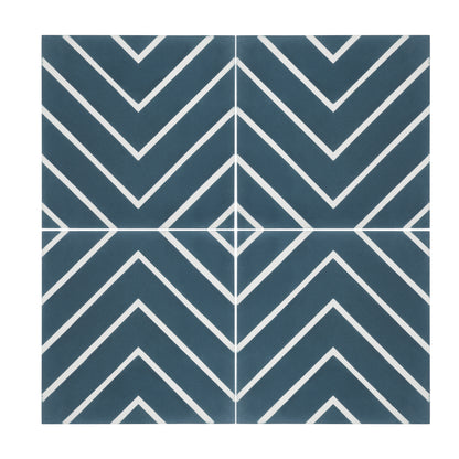 Sample: Maya Blue Cement Tile-Sample-Sample-Riad Tile