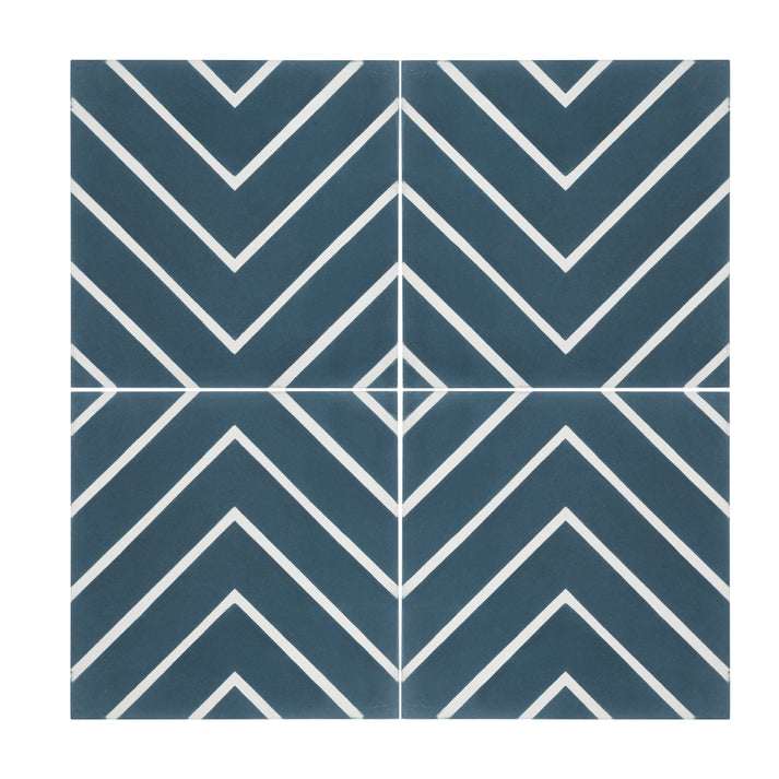 Sample: Maya Blue Cement Tile-Sample-Sample-Riad Tile
