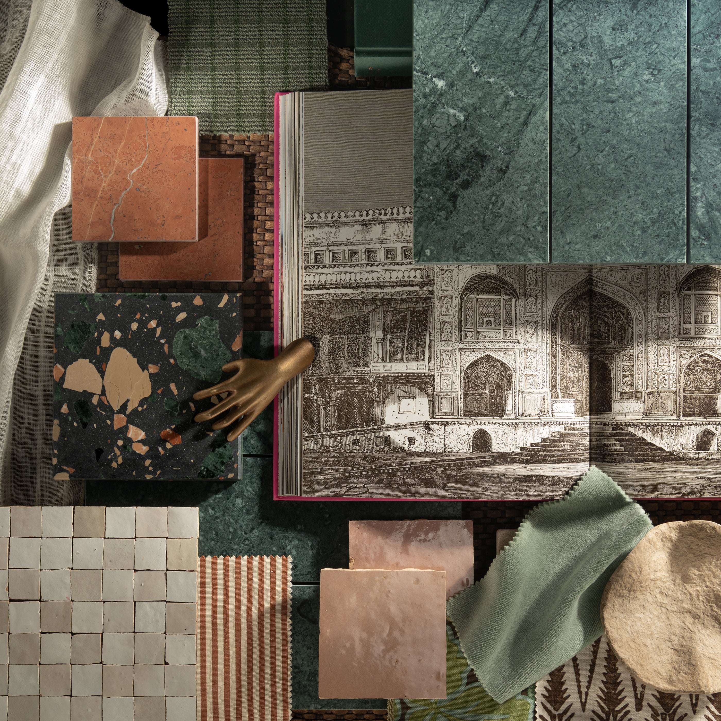 Blush 4x4 Zellige Tile – Riad Tile