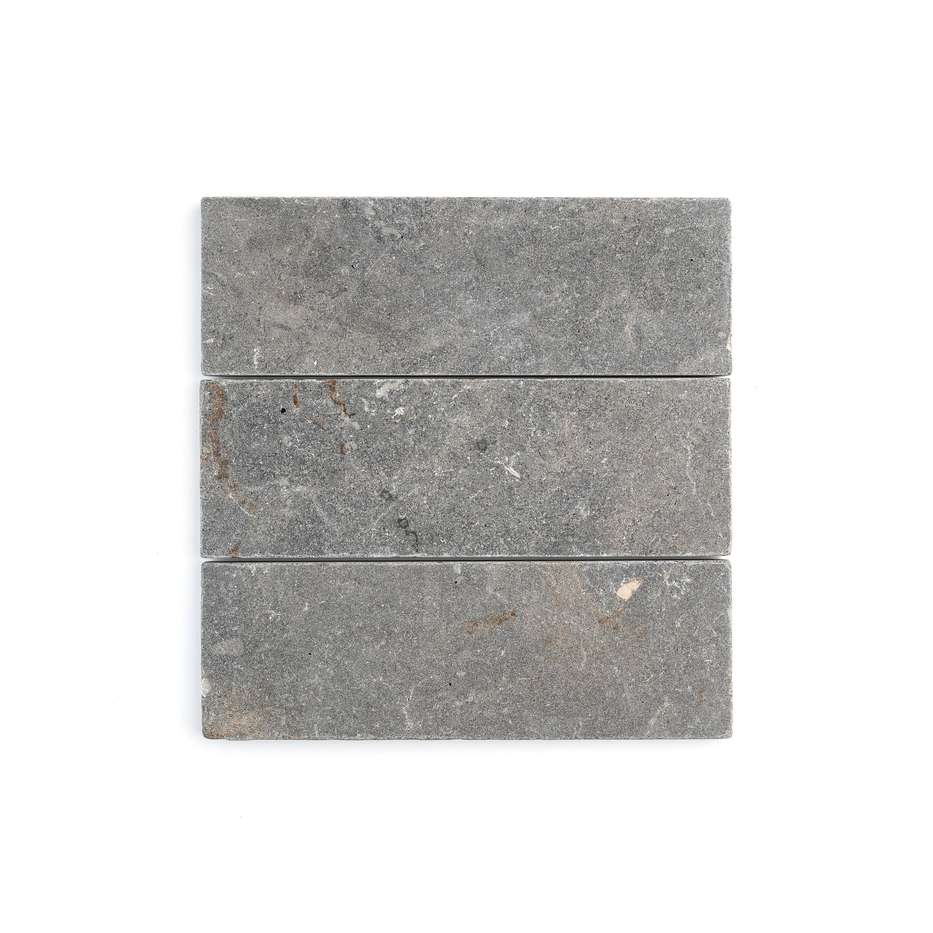 Akal Dark 4x12 Moroccan Limestone | Tumbled & Honed