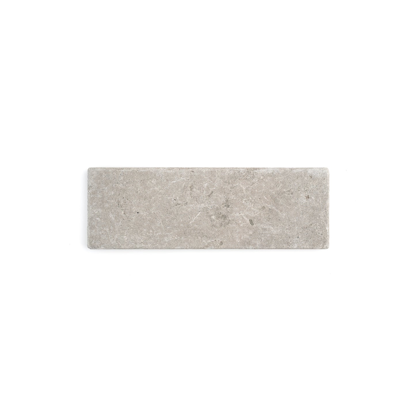 Sample: Azru Grey 4x12 Moroccan Limestone | Tumbled & Honed (Sample 1 4x6)-Sample-Sample-Riad Tile