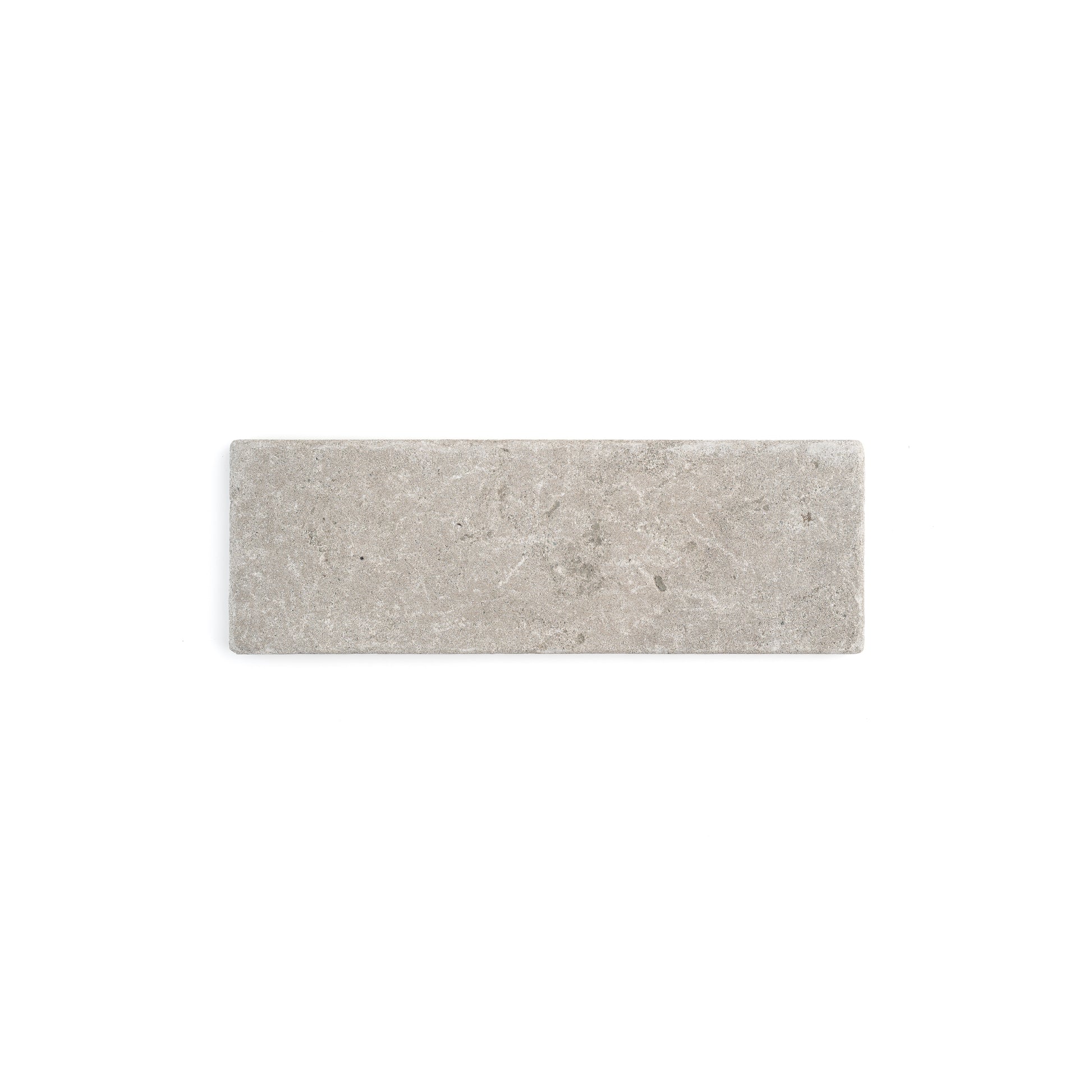 Sample: Azru Grey 4x12 Moroccan Limestone | Tumbled & Honed (Sample 1 4x6)-Sample-Sample-Riad Tile