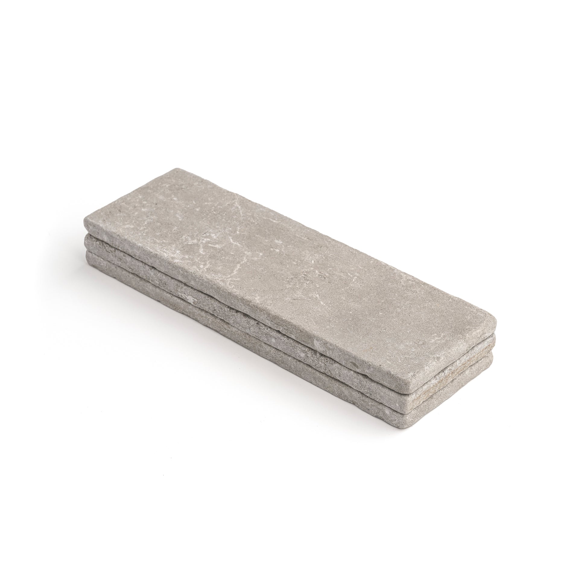 Azru Grey 4x12 Moroccan Limestone | Tumbled & Honed-Main Inventory-All Products,Natural Stone-Riad Tile