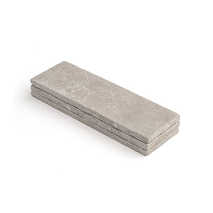 Azru Grey 4x12 Moroccan Limestone | Tumbled & Honed-Main Inventory-All Products,Natural Stone-Riad Tile