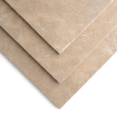 Azru Sand 12x12 Moroccan Limestone | Tumbled & Honed