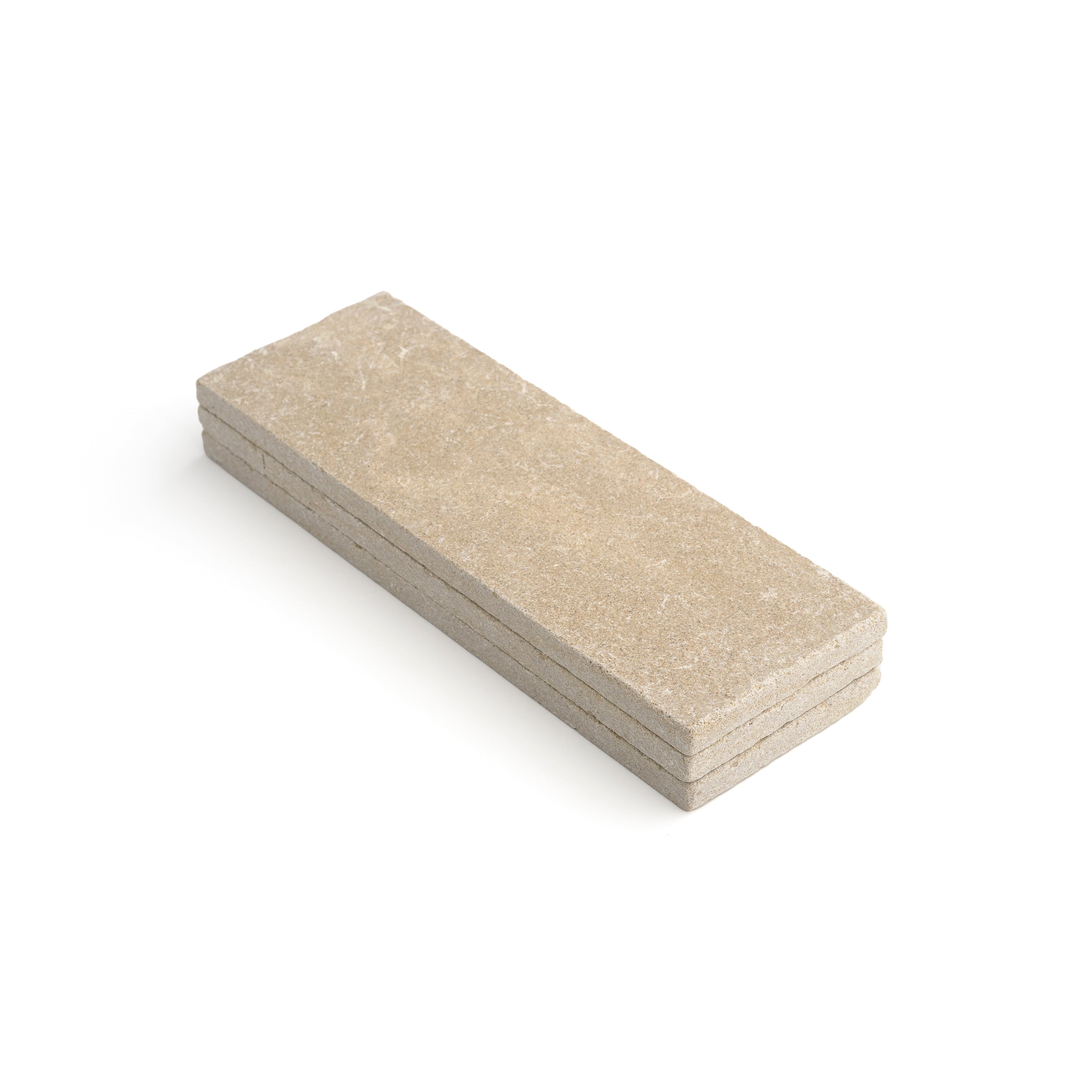 Azru Sand 4x12 Moroccan Limestone | Hammered & Tumbled