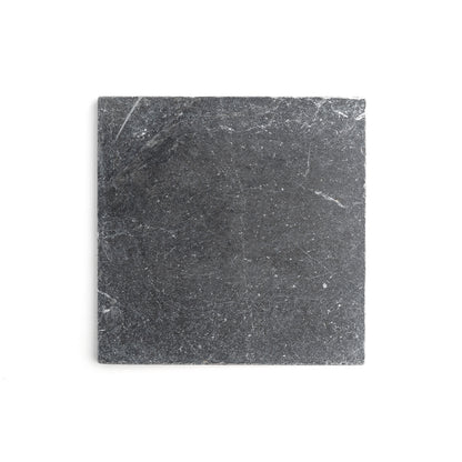 Sample: Black Moroccan Marble | Tumbled & Honed (1 sample piece)-Sample-Sample-Riad Tile
