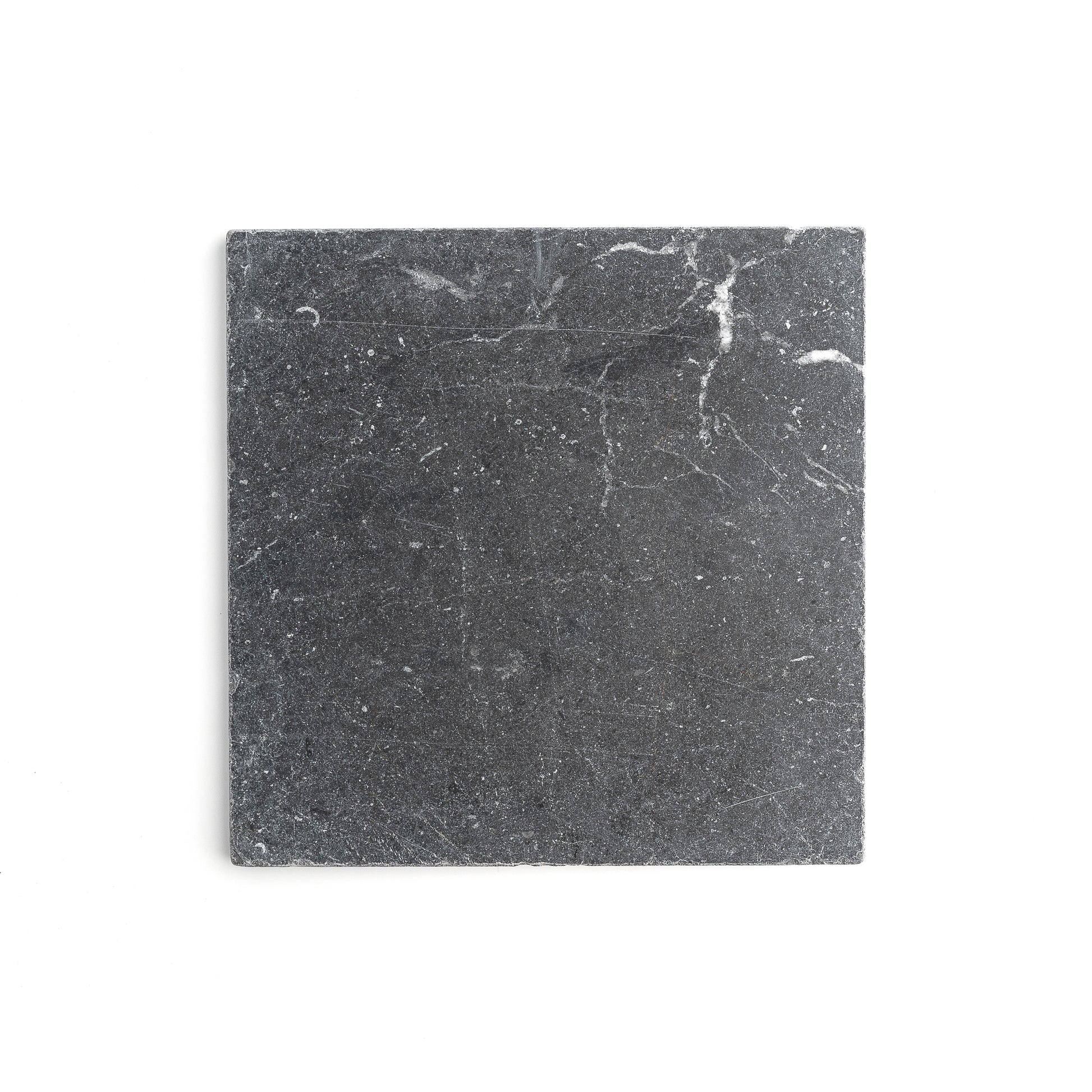 Sample: Black 18x18 Moroccan Limestone | Tumbled & Honed (Sample 1 6x6)-Sample-Sample-Riad Tile